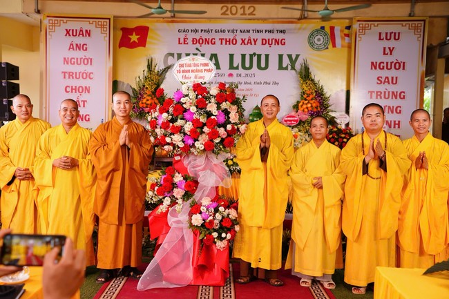 Lễ động thổ xây dựng chùa Lưu Ly – Phú Thọ