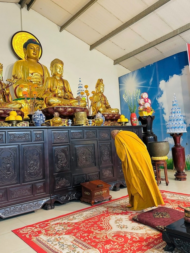 Repentant Ceremony on April 29th, Year of the Snake at Dong Cao pagoda, Thanh Hoa