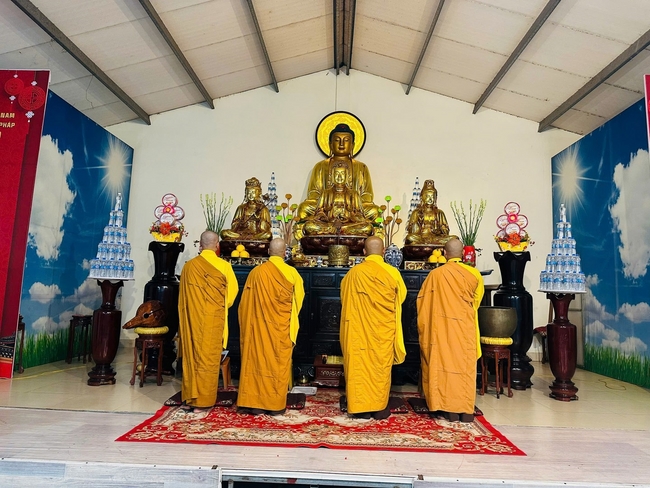 Repentant Ceremony on April 29th, Year of the Snake at Dong Cao pagoda, Thanh Hoa