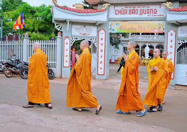 Buddha's Birthday Ceremony of Buddha Calendar 2569 - Solar calendar 2025 at Bao Quang Pagoda