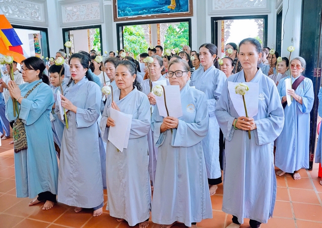 Buddha's Birthday Ceremony of Buddha Calendar 2569 - Solar calendar 2025 at Bao Quang Pagoda