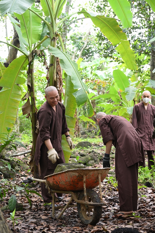 Chư Tăng đảnh lễ Hoà thượng Ân sư sau khi thọ giới tại Đại giới đàn Thiện Huệ - Đồng Tháp