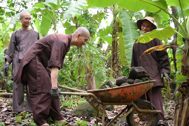 Chư Tăng đảnh lễ Hoà thượng Ân sư sau khi thọ giới tại Đại giới đàn Thiện Huệ - Đồng Tháp