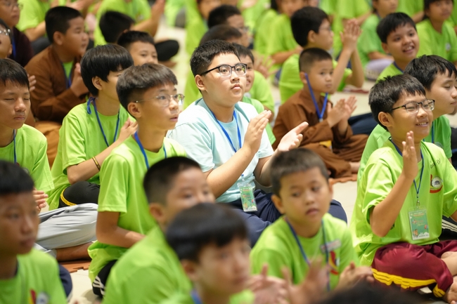 Khai khóa Khoá tu thiếu nhi– Xuất gia gieo duyên, chủ đề “Đóa hoa tâm”