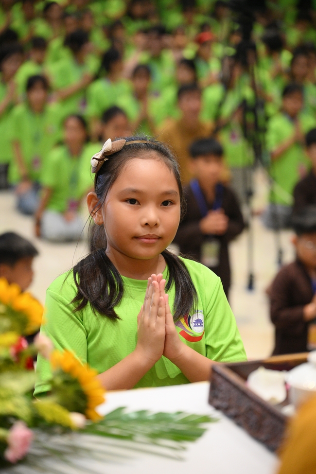 Khai khóa Khoá tu thiếu nhi– Xuất gia gieo duyên, chủ đề “Đóa hoa tâm”
