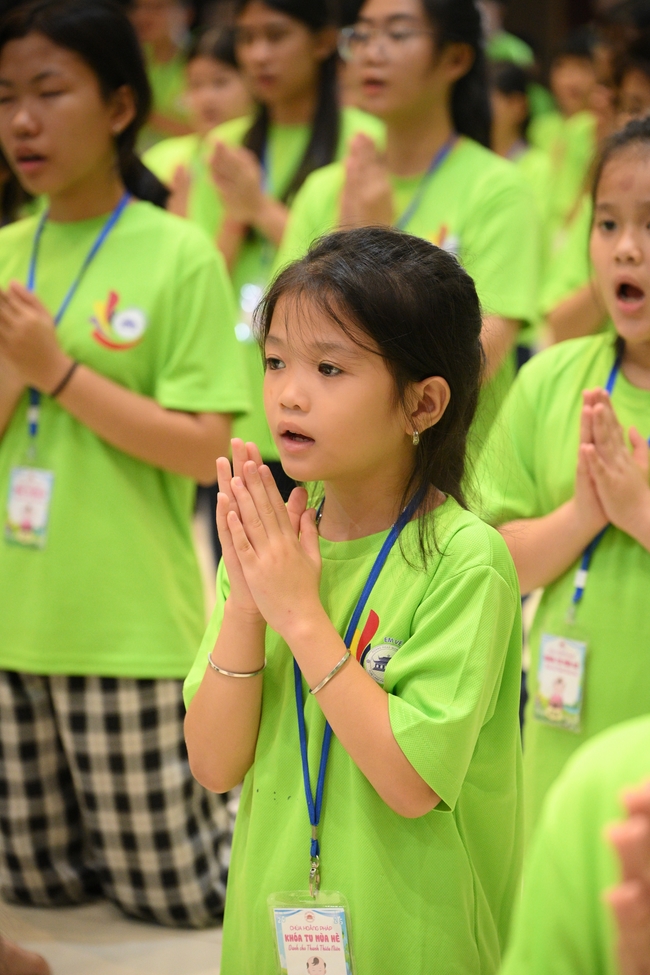 Khai khóa Khoá tu thiếu nhi– Xuất gia gieo duyên, chủ đề “Đóa hoa tâm”