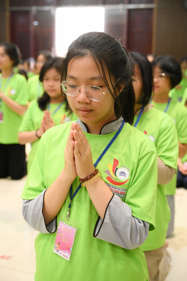 Khai khóa Khoá tu thiếu nhi– Xuất gia gieo duyên, chủ đề “Đóa hoa tâm”