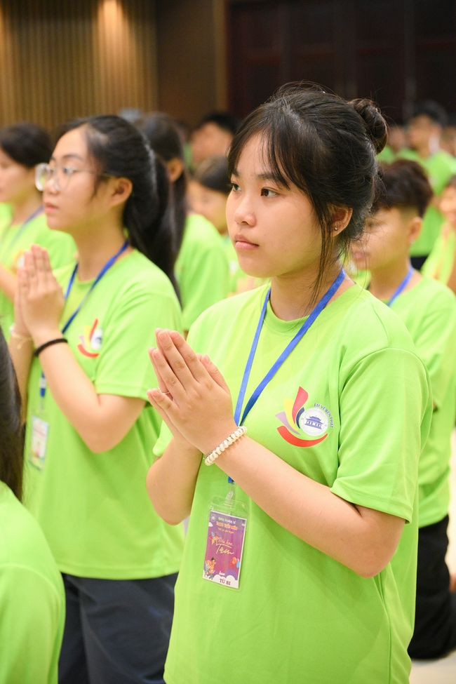 Khai khóa Khoá tu thiếu nhi– Xuất gia gieo duyên, chủ đề “Đóa hoa tâm”