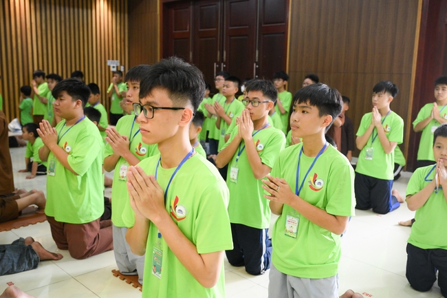 Khai khóa Khoá tu thiếu nhi– Xuất gia gieo duyên, chủ đề “Đóa hoa tâm”