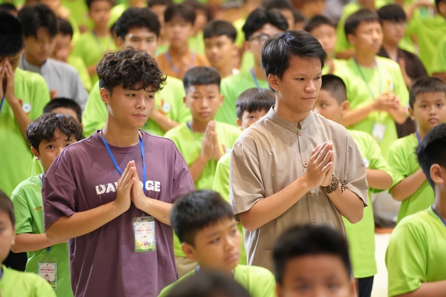 Khai khóa Khoá tu thiếu nhi– Xuất gia gieo duyên, chủ đề “Đóa hoa tâm”