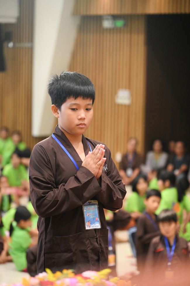 Khai khóa Khoá tu thiếu nhi– Xuất gia gieo duyên, chủ đề “Đóa hoa tâm”