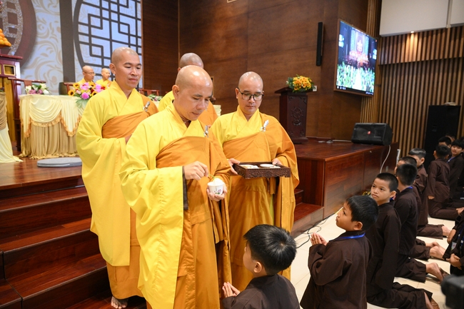 Khai khóa Khoá tu thiếu nhi– Xuất gia gieo duyên, chủ đề “Đóa hoa tâm”