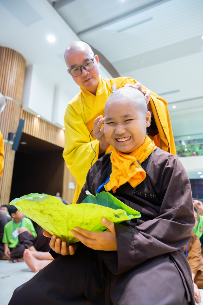 Khai khóa Khoá tu thiếu nhi– Xuất gia gieo duyên, chủ đề “Đóa hoa tâm”