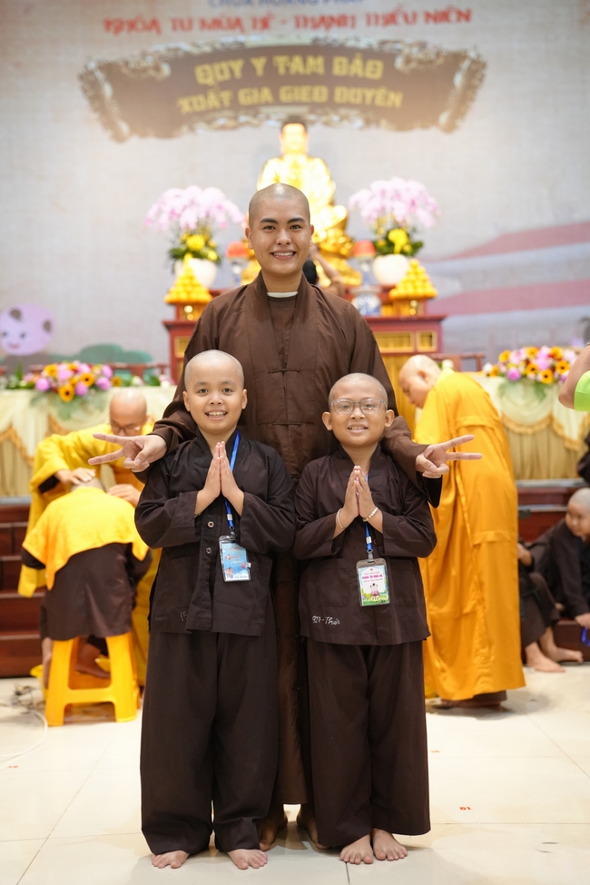 Khai khóa Khoá tu thiếu nhi– Xuất gia gieo duyên, chủ đề “Đóa hoa tâm”