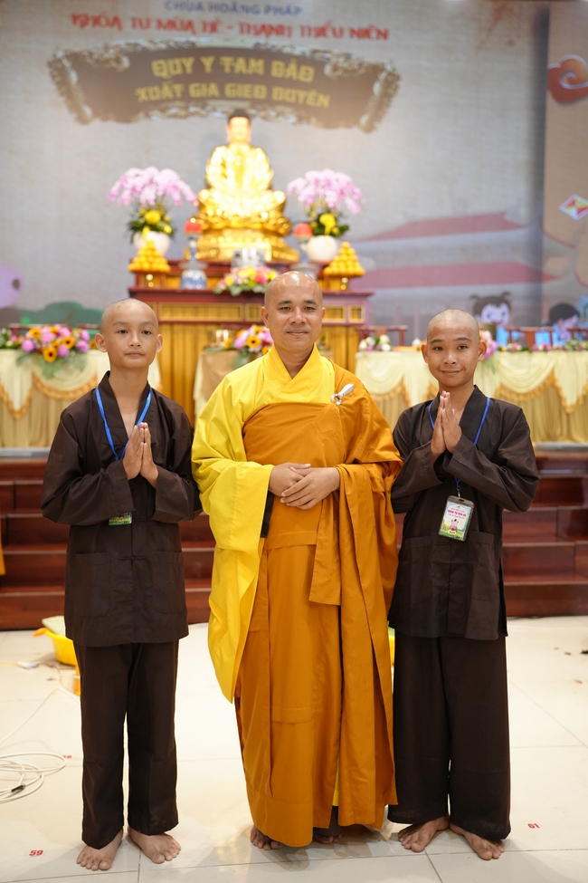 Khai khóa Khoá tu thiếu nhi– Xuất gia gieo duyên, chủ đề “Đóa hoa tâm”