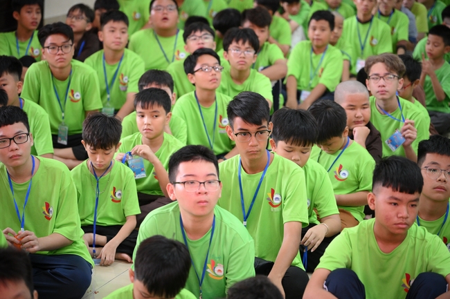 Khai khóa Khoá tu thiếu nhi– Xuất gia gieo duyên, chủ đề “Đóa hoa tâm”