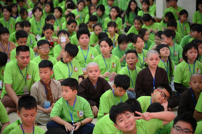 Khai khóa Khoá tu thiếu nhi– Xuất gia gieo duyên, chủ đề “Đóa hoa tâm”