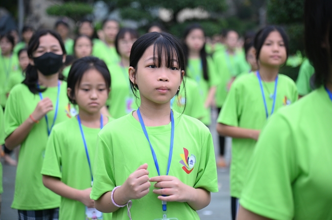 Khai khóa Khoá tu thiếu nhi– Xuất gia gieo duyên, chủ đề “Đóa hoa tâm”