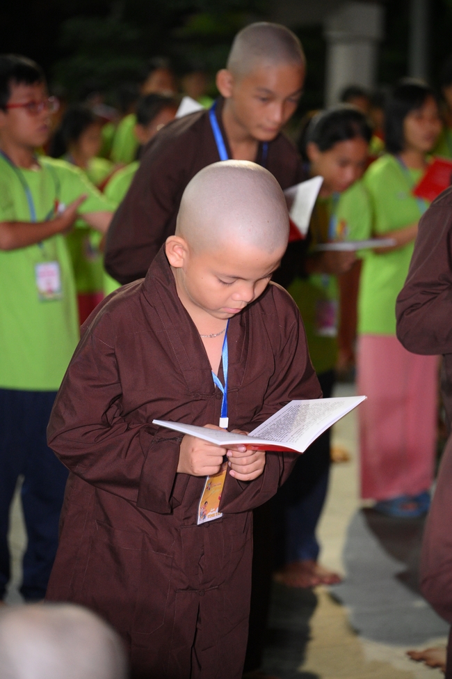 Khai khóa Khoá tu thiếu nhi– Xuất gia gieo duyên, chủ đề “Đóa hoa tâm”