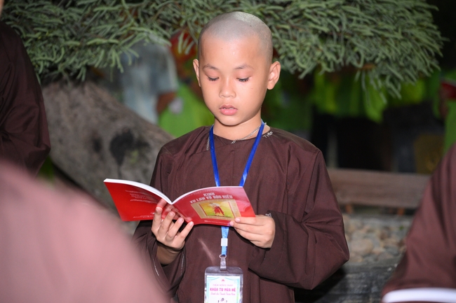 Khai khóa Khoá tu thiếu nhi– Xuất gia gieo duyên, chủ đề “Đóa hoa tâm”