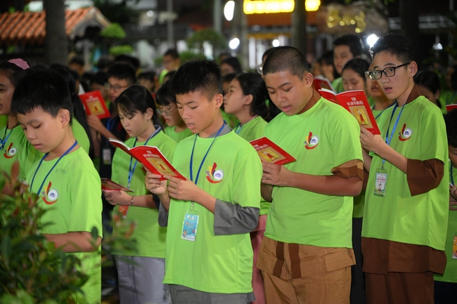 Khai khóa Khoá tu thiếu nhi– Xuất gia gieo duyên, chủ đề “Đóa hoa tâm”
