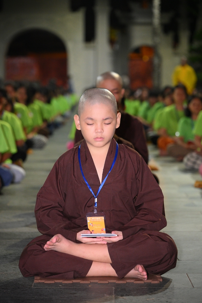 Khai khóa Khoá tu thiếu nhi– Xuất gia gieo duyên, chủ đề “Đóa hoa tâm”