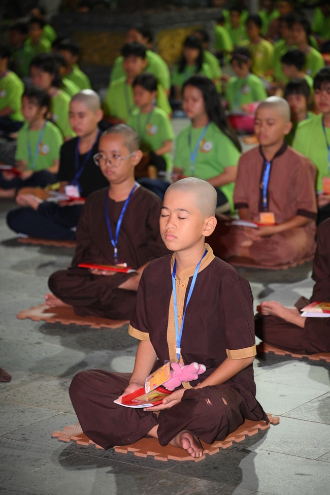 Khai khóa Khoá tu thiếu nhi– Xuất gia gieo duyên, chủ đề “Đóa hoa tâm”