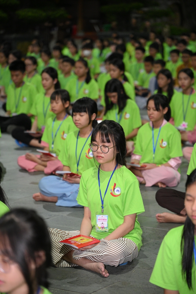 Khai khóa Khoá tu thiếu nhi– Xuất gia gieo duyên, chủ đề “Đóa hoa tâm”