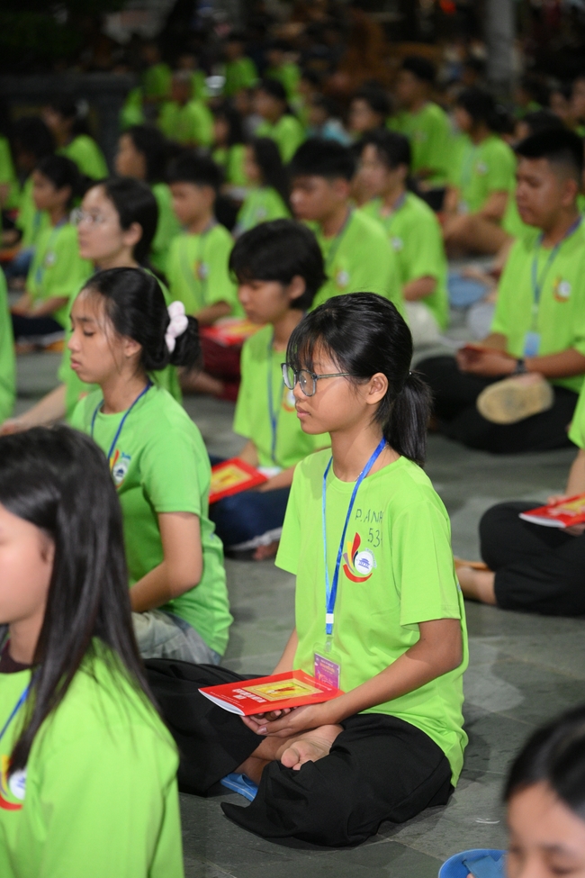 Khai khóa Khoá tu thiếu nhi– Xuất gia gieo duyên, chủ đề “Đóa hoa tâm”