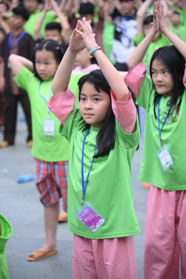 Khai khóa Khoá tu thiếu nhi– Xuất gia gieo duyên, chủ đề “Đóa hoa tâm”