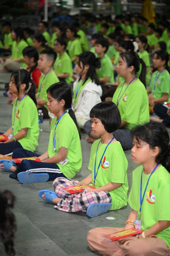 Khai khóa Khoá tu thiếu nhi– Xuất gia gieo duyên, chủ đề “Đóa hoa tâm”