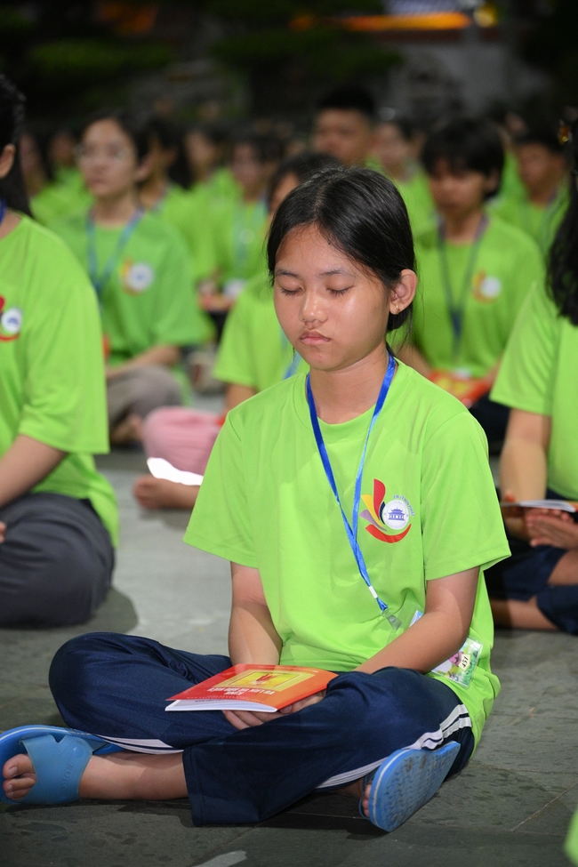 Khai khóa Khoá tu thiếu nhi– Xuất gia gieo duyên, chủ đề “Đóa hoa tâm”