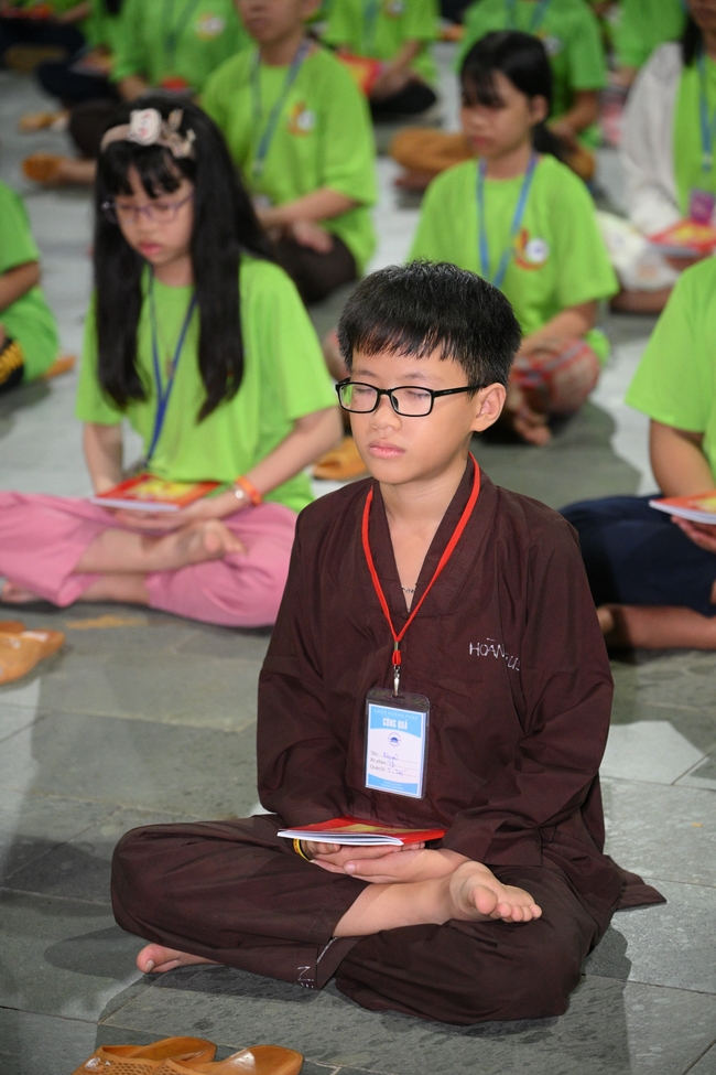 Khai khóa Khoá tu thiếu nhi– Xuất gia gieo duyên, chủ đề “Đóa hoa tâm”