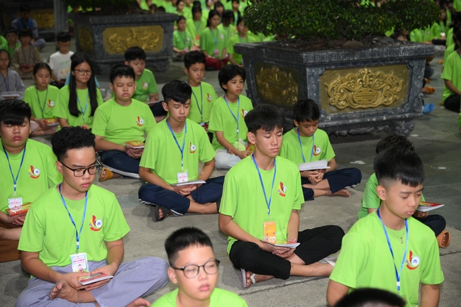 Khai khóa Khoá tu thiếu nhi– Xuất gia gieo duyên, chủ đề “Đóa hoa tâm”