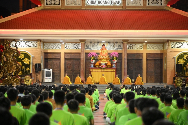 Khai khóa Khoá tu thiếu nhi– Xuất gia gieo duyên, chủ đề “Đóa hoa tâm”