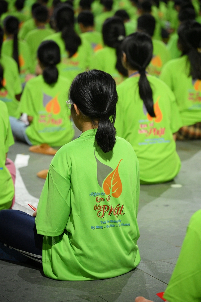 Khai khóa Khoá tu thiếu nhi– Xuất gia gieo duyên, chủ đề “Đóa hoa tâm”