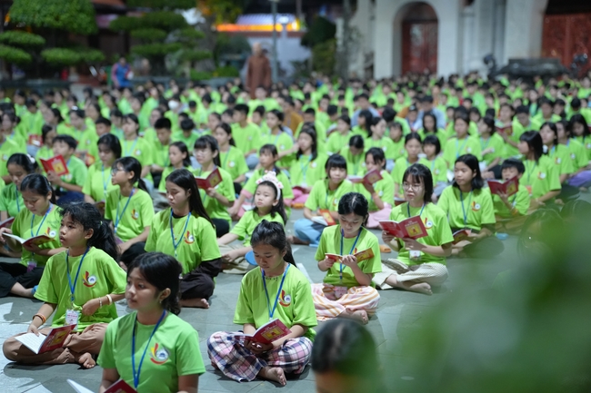 Khai khóa Khoá tu thiếu nhi– Xuất gia gieo duyên, chủ đề “Đóa hoa tâm”