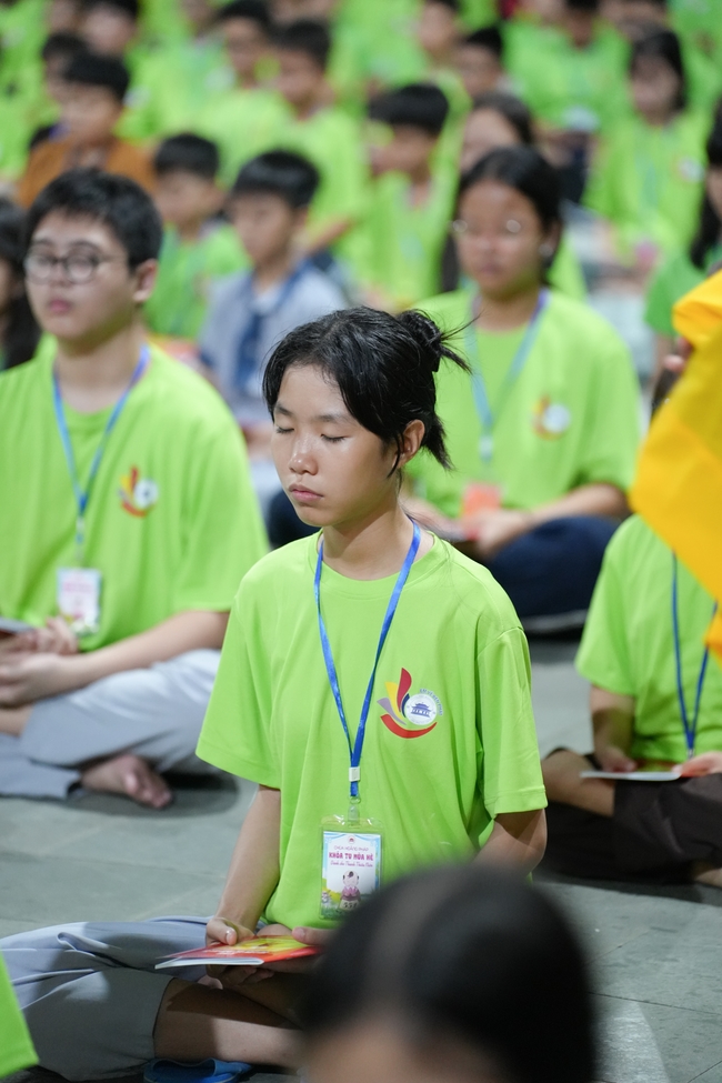 Khai khóa Khoá tu thiếu nhi– Xuất gia gieo duyên, chủ đề “Đóa hoa tâm”