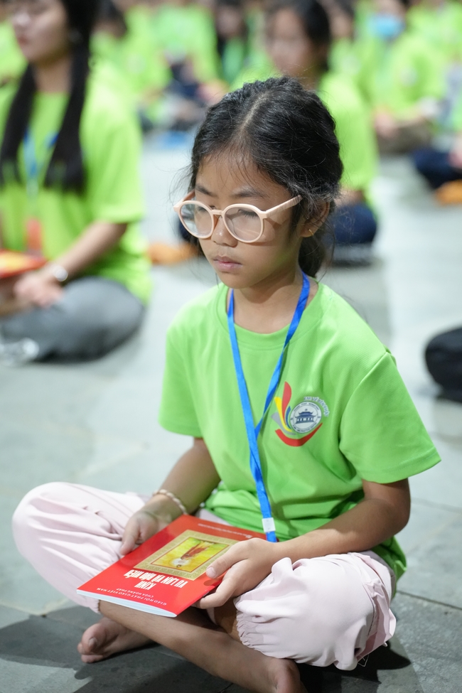 Khai khóa Khoá tu thiếu nhi– Xuất gia gieo duyên, chủ đề “Đóa hoa tâm”