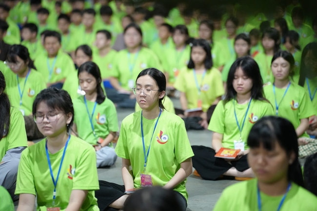 Khai khóa Khoá tu thiếu nhi– Xuất gia gieo duyên, chủ đề “Đóa hoa tâm”