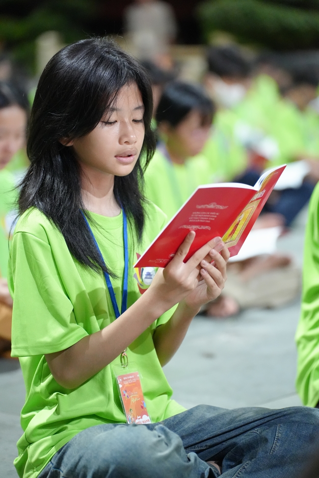 Khai khóa Khoá tu thiếu nhi– Xuất gia gieo duyên, chủ đề “Đóa hoa tâm”