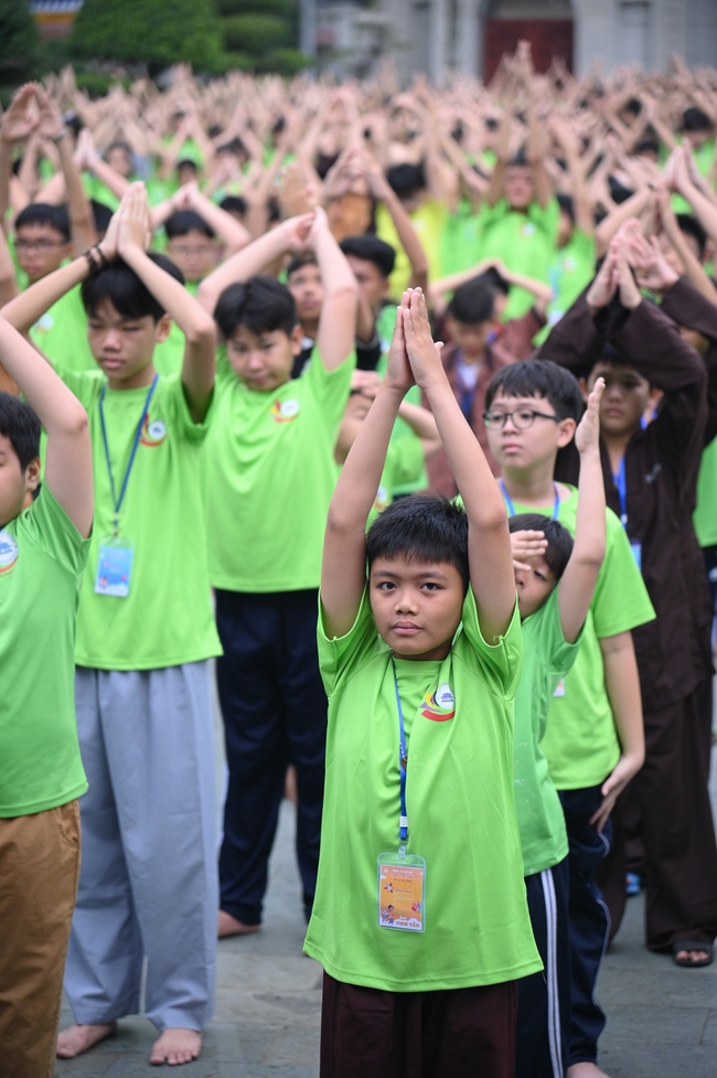 Khai khóa Khoá tu thiếu nhi– Xuất gia gieo duyên, chủ đề “Đóa hoa tâm”