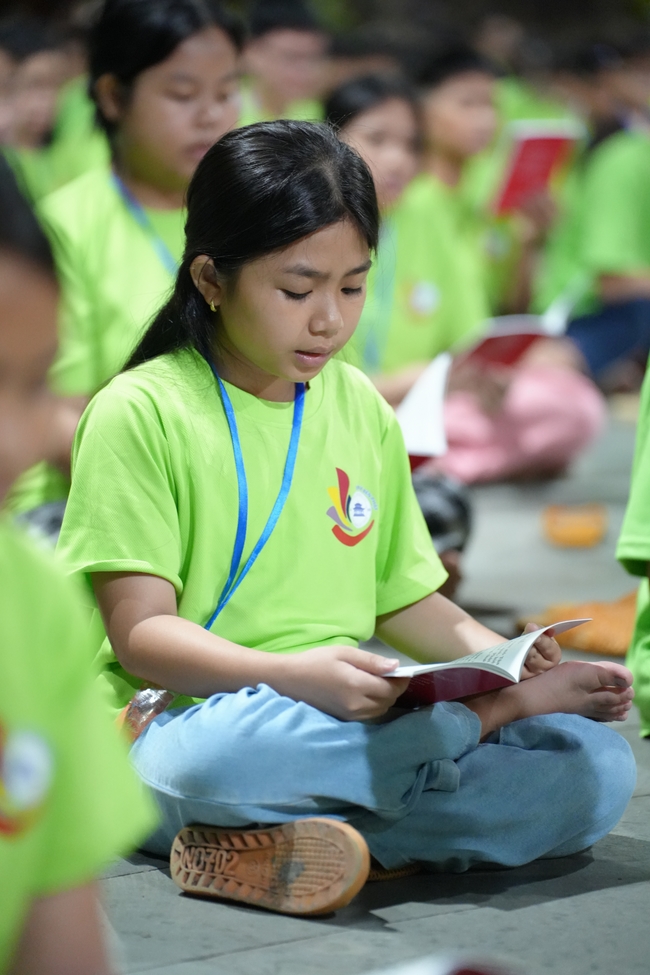 Khai khóa Khoá tu thiếu nhi– Xuất gia gieo duyên, chủ đề “Đóa hoa tâm”