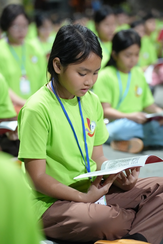 Khai khóa Khoá tu thiếu nhi– Xuất gia gieo duyên, chủ đề “Đóa hoa tâm”