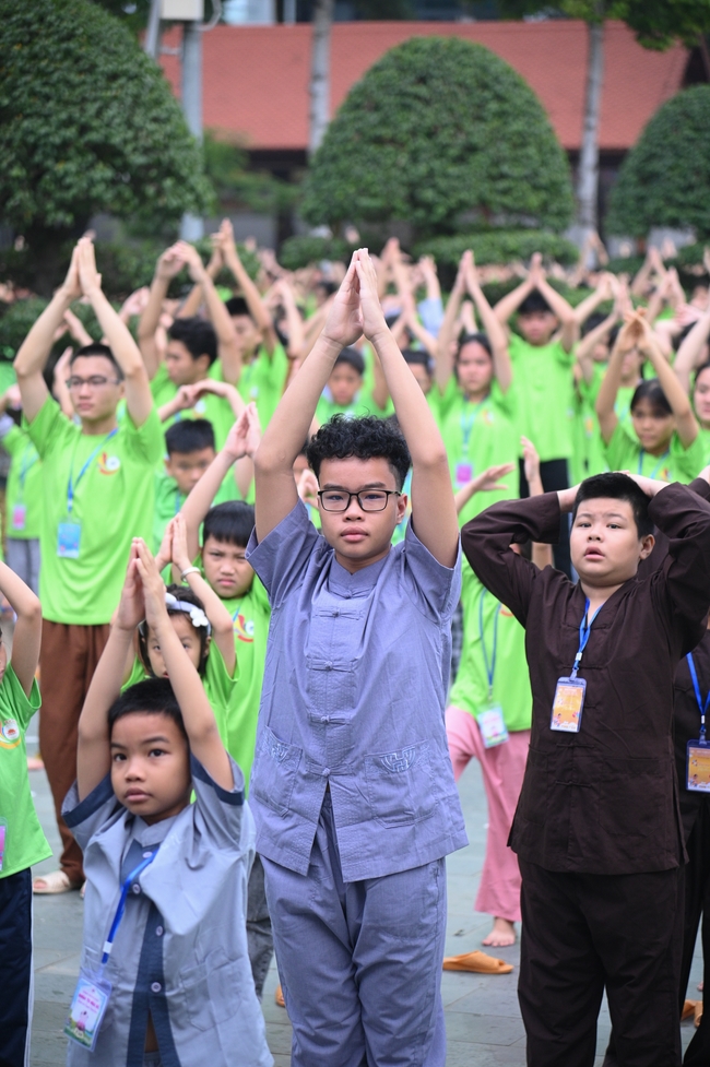 Khai khóa Khoá tu thiếu nhi– Xuất gia gieo duyên, chủ đề “Đóa hoa tâm”