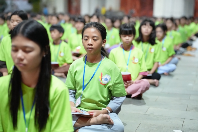 Khai khóa Khoá tu thiếu nhi– Xuất gia gieo duyên, chủ đề “Đóa hoa tâm”