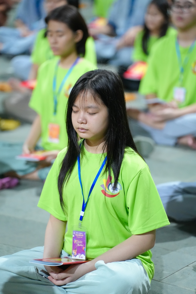 Khai khóa Khoá tu thiếu nhi– Xuất gia gieo duyên, chủ đề “Đóa hoa tâm”