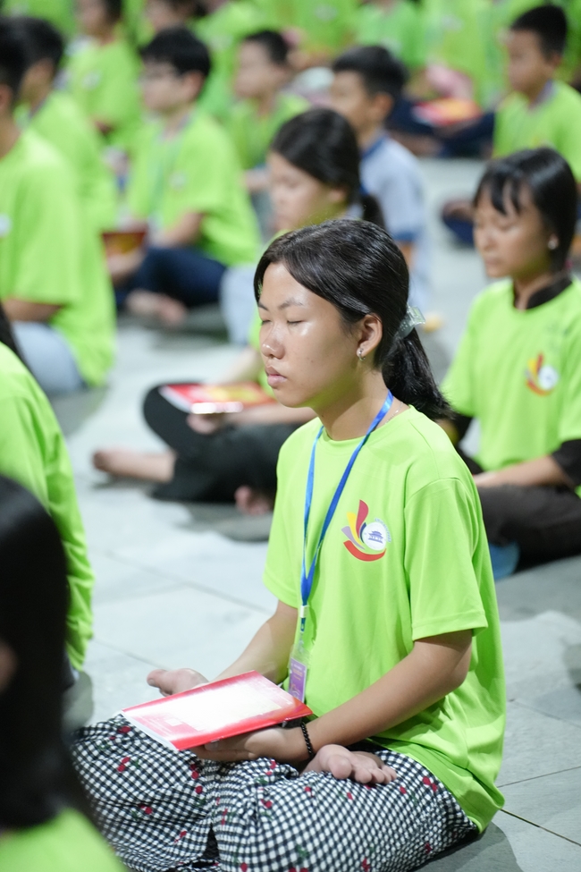 Khai khóa Khoá tu thiếu nhi– Xuất gia gieo duyên, chủ đề “Đóa hoa tâm”