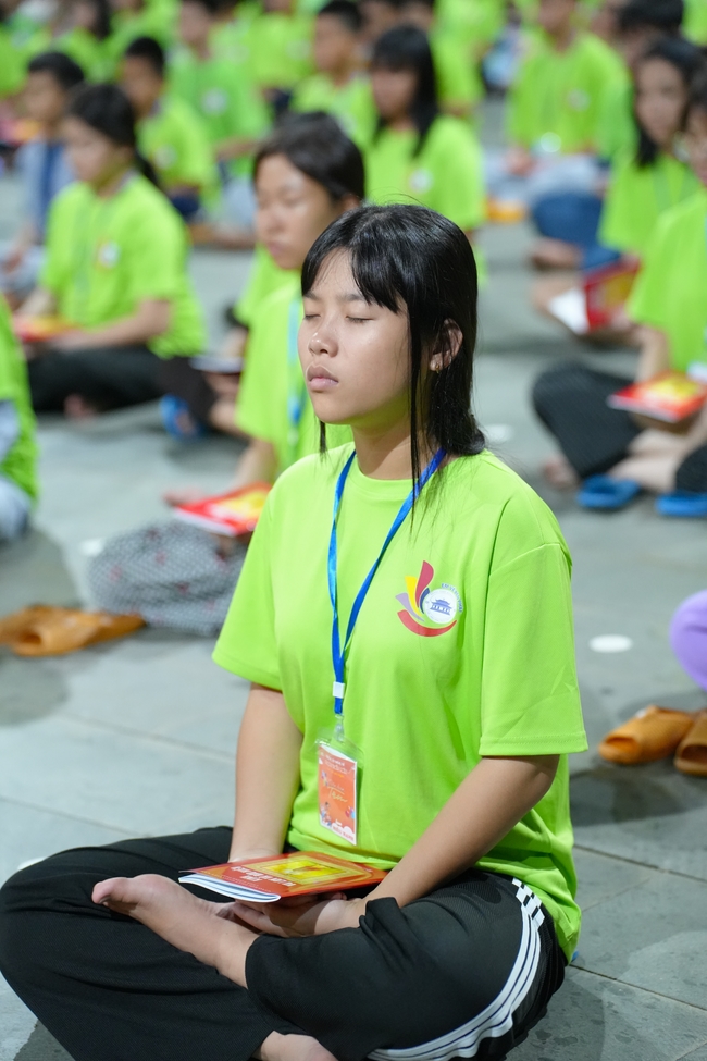 Khai khóa Khoá tu thiếu nhi– Xuất gia gieo duyên, chủ đề “Đóa hoa tâm”