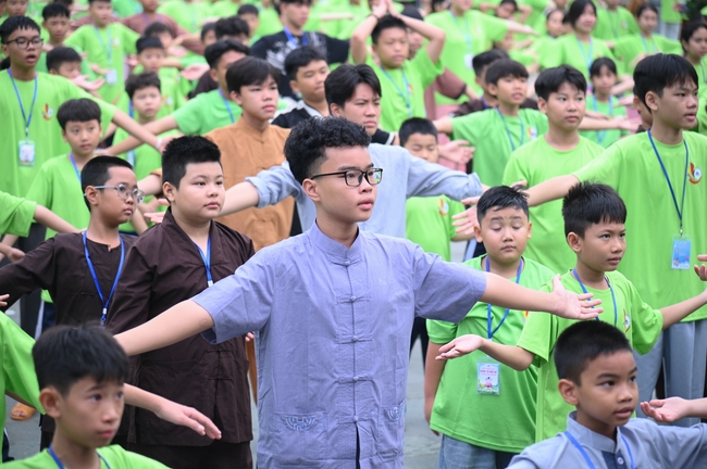 Khai khóa Khoá tu thiếu nhi– Xuất gia gieo duyên, chủ đề “Đóa hoa tâm”